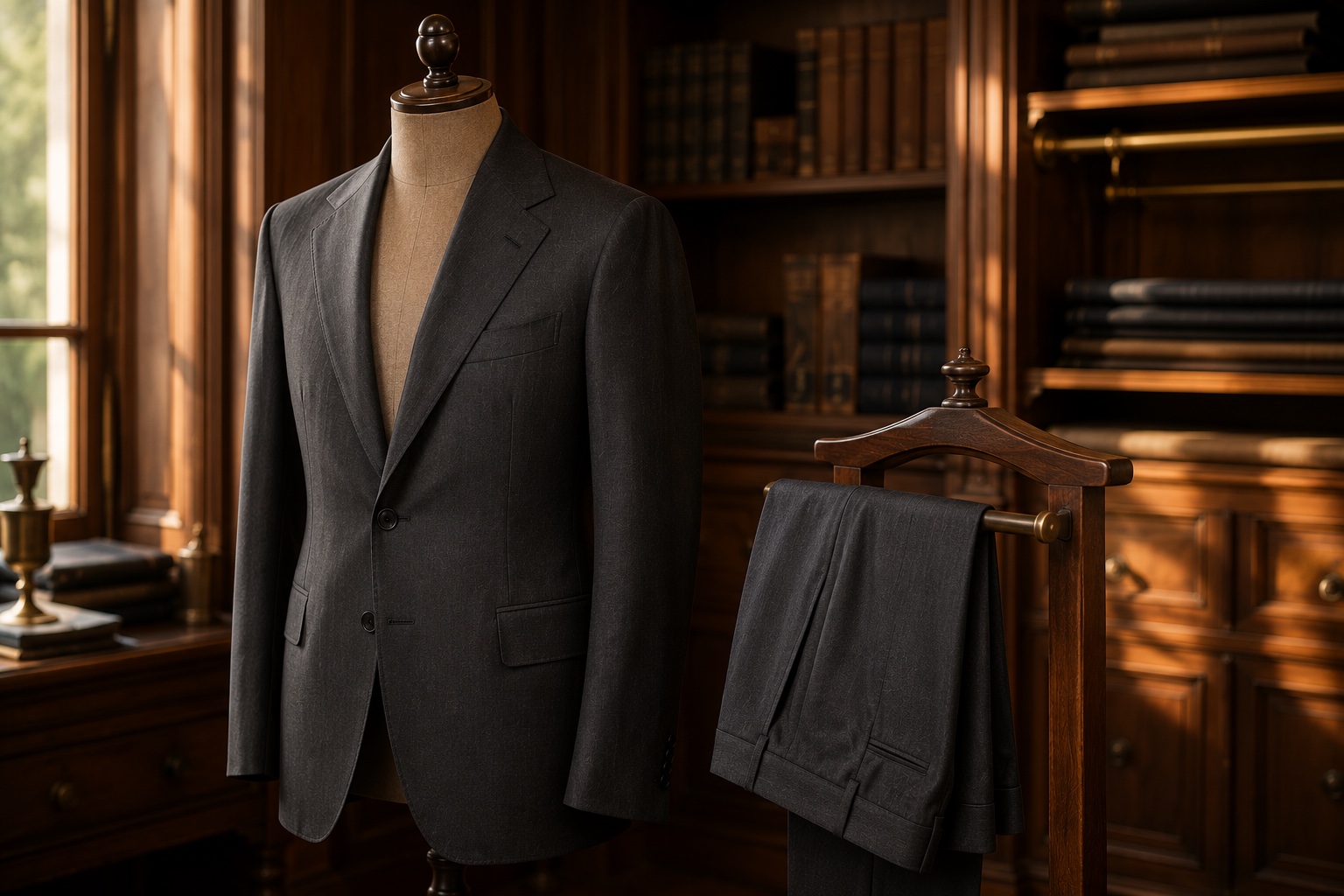 Two-piece suit — jacket and trousers